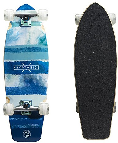 Kryptonics Super Fat Cruiser 30.5 Complete Skateboard - Blue Fish by