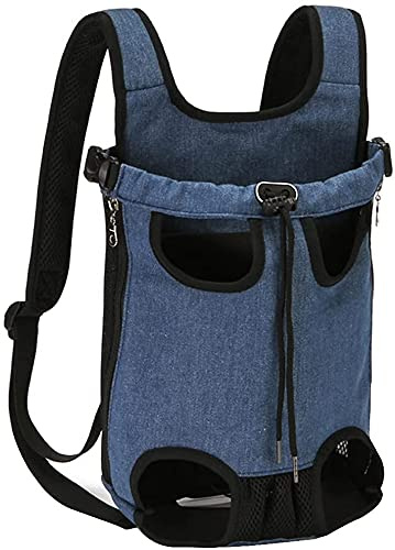 IFIKK Sac à Dos Chien Chat Sac de Transport de Voyage Sac à Dos de Transporteur Pliable Double épaule Sac Kangourou Chien Ventral Poitrine Respirant et Pliable pour Petit Chien Chiot Chat