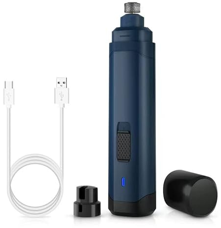 ENJOY ENJOY PET SUPPLIES Kit tagliacapelli elettrico per la cura degli artigli, porta di ricarica USB a 2 velocità, adatta per cani di grossa taglia, cani di piccola taglia e gatti (HYZX000011)