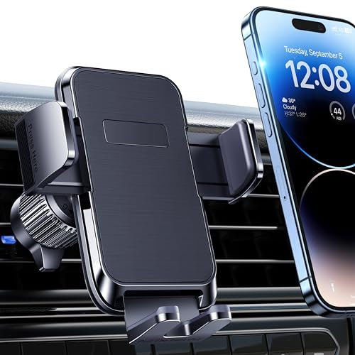 DOLYOFG Kfz-Handyhalterung mit Metallclip, Handyhalter für Ihr Auto, freihändig, universelle Lüftungsschlitz-Handyhalterung, passend für iPhone, Android, alle Smartphones, Autohalterungen