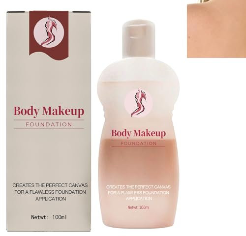 Waterproof Make-Up Skin Concealer,Tattoo Foundation Waterproof,Tattoo Abdeckung,Tattoo Foundation Waterproof,Concealer for the body,Body Makeup,Camouflage Make Up Wasserfest FüR Tattoos 100ML