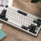 Chilkey ND75 Clavier Complet en Aluminium 75% Disposition Clavier de Jeu sans Fil 3 Modes Quick Assembly LCD Pan Keyboard RGB Clavier Personnalisé pour Windows, MacOS (Blanc, 1.2