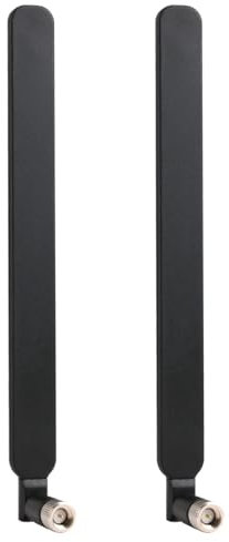 2pcs 10dBi Antena 4G LTE Antena SMA Macho, 19cm Banda Ancha 700-2700Mhz Antena Omnidireccional para Módem 4G LTE Router Cámara IP Huawei B310/B525/B593/B315 Vodafone ZTE Alcatel Linkhub