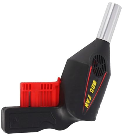 Anneome Ventilatore per Barbecue Manuale Portatile Impugnatura Ergonomica Soffiatore d'Aria per Accendere Rapidamente Carbone e Materiale da Combustione Utensile per Barbecue all'Aperto