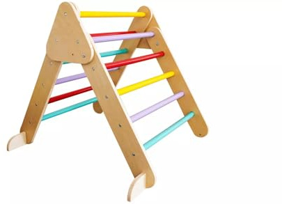 AIDNI Soft Play Wooden Climbing Triangle