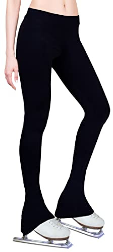 NY2 SPORTSWEAR Figure Skating Practice Pants - Black - Adult Sizes- (Adult Small)