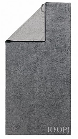 Joop. Classic Double Face 1600 Serie in spugna, 77 anthrazit, 80 x 200 cm