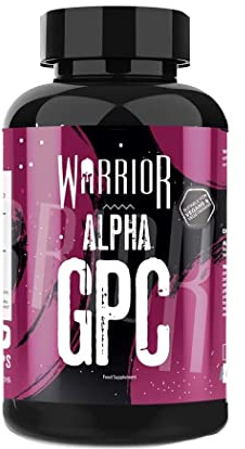 Warrior Alpha GPC - Acetylcholine - Choline Supplement - Nootropic Ingredients - for Stress Relief & Enhance Cognition - Flow State - 60 Capsules