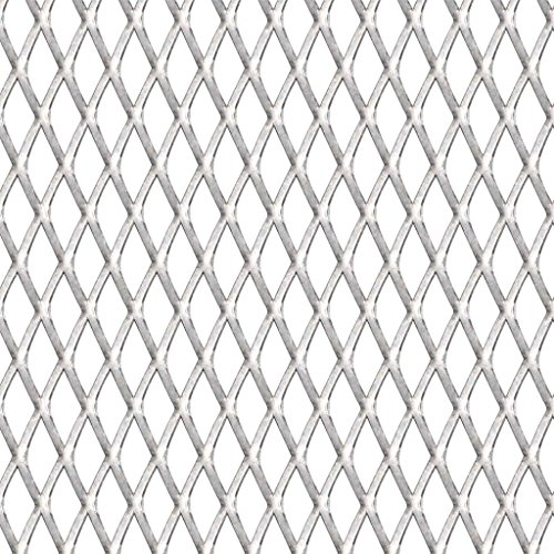 Ailgely Drahtgitter Wellengitter Edelstahl 100x85 cm, Metallgitter als Volierendraht, Kaninchendraht, Wühlmausgitter für Hochbeet im Garten, Maschenweite 45 × 20 mm (L × B), Drahtstärke 4 mm