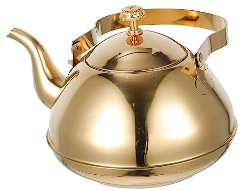 IMIKEYA Teiera In Acciaio Inox Bollitore Bollitore Espresso Teiera Decorativa Stufa Bollitore Acqua Stufa Caldaia Ad Acqua Bollitore Da Viaggio Per La Casa Bollitore Acqua Bollitore