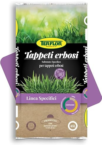 Terriccio per tappeto erboso lt 45 in confezione da 5 pz. per un totale 5 sacchi