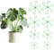 16 Stück Pflanzenstütze Staudenhalter Pflanzenhalter Pflanzenklammern zur Unterstützung Mehrere Größen Garten Pflanzenstützen Ring für Monstera Pflanzen, Blume, Rosen, Tomaten