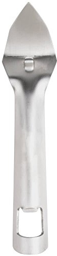 Royal Industries Can and Bottle Opener, King Can Punch, 7 Long, 1.5 Wide, Stainless Steel, Commercial Grade