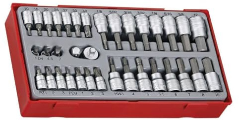 Tengtools TTBS35 – 35-bit 1/4 and 3/8 inches socket set
