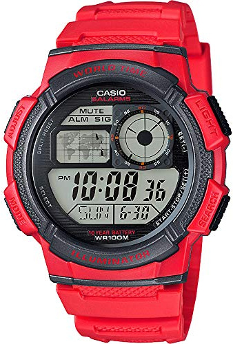 Casio HerrenArmbanduhr Digital Quarz Harz AE-1000W-4AVEF