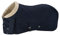 Eskadron Platinum Stalldecke Stable FAUXFUR Collar Farbe Navy, Größe M