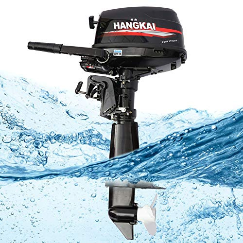 Motore a benzina fuoribordo 6,5 CV 4 tempi 123 CC per barca pneumatica, barca da pesca, potente motore fuoribordo, raffreddamento ad acqua, CDI