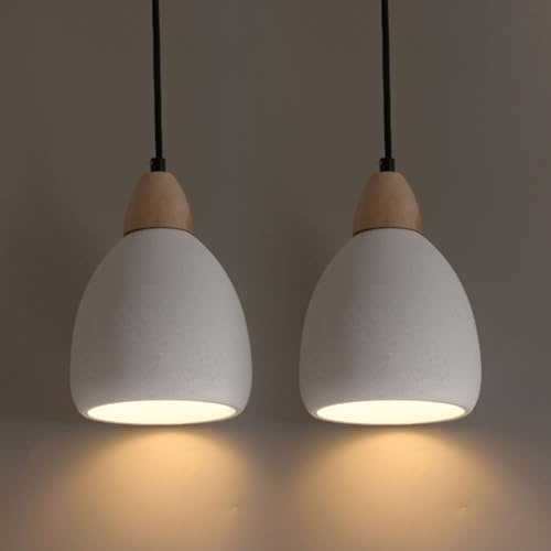 Lámpara de araña Ajustable de hormigón Gris - Lámpara Colgante de Interior de diseño nórdico Sencillo para Comedor y Cocina - Elegante luminaria de suspensión e iluminación