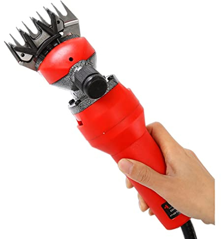 Tosatrici elettriche per pecore, Forbici elettriche Nuovo albero flessibile elettrico Cesoie for lana Lana Fader Macchina for tosare Spingendo tagliacapelli Pusher WE-76(9t straight knife)