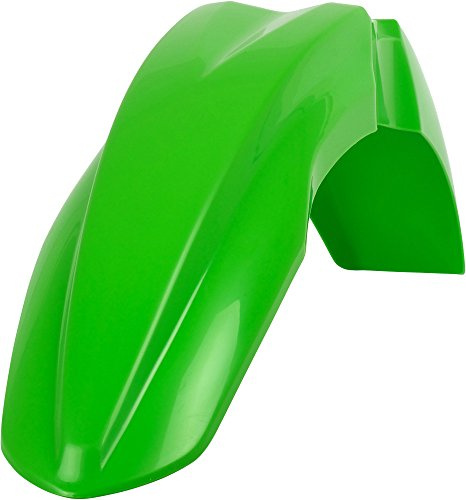 POLISPORT 8573800001 - Guardabarros Delantero réplica OEM Fabricado en plástico Brillante Duradero y Resistente Compatible con Motocicletas Kawasaki en Color Verde