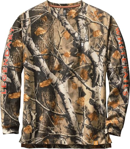 Legendary Whitetails Men's Non-Typical Series Long Sleeve T-Shirt Big Game Field Camo XX-Large