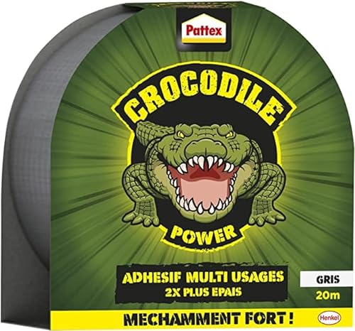 Pattex Power Tape Extreme Klebeband, 2-fach, dick und robust, Pattex Power , 20 m