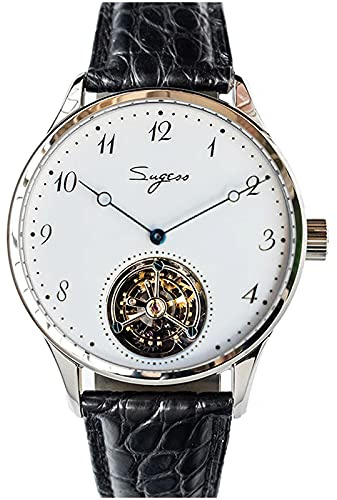 Enamel Dial Tourbillon Master Seagull ST8230 Movement Sapphire Crystal Men's Mechanical Watch 1963 SU8230SW