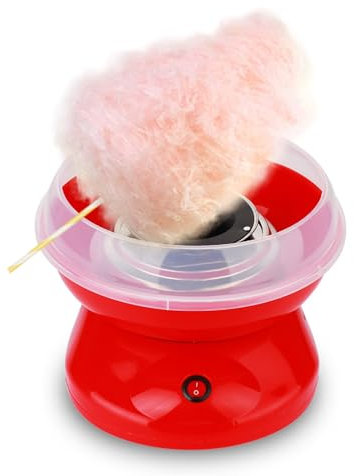 Cotton Candy Machine Candy Floss Maker Retro Mini Electric Candy Floss Maker Fun Snacks Treat Maker Candy Sweet Maker for Birthday Family Party