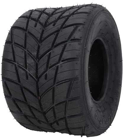 Funien Go Kart Regndäck Tubeless, 11x7.10-5 Vakuumdäck Halkfria Explosionssäkra, Fyra Lager Stabil Körupplevelse, Kompatibel med 5-tums Nav, Ersätter Enkelt Gamla Däck, för Drifttrike