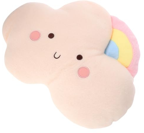 TOBBOMEY Almohada de Abrazos en Forma de Nube de Peluche Suave para Sofá y Silla, Cojín Decorativo de Dibujos Animados, 1 Pieza para Dormitorio y Decoración del Hogar