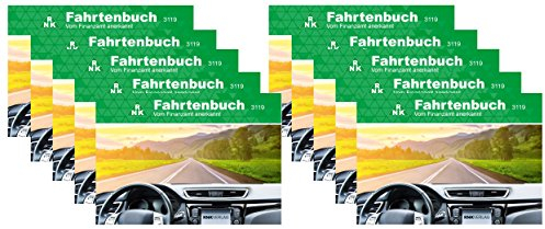 RNK - 3119 Fahrtenbuch PKW, steuerlicher Kilometernachweis, DIN A6 quer, 32 Blatt (10)