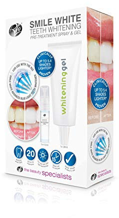 Rio Spray e gel pretrattamento sbiancante per denti Smile White