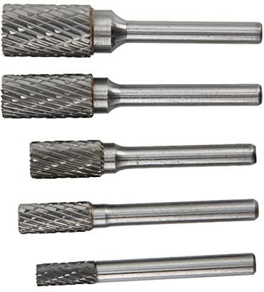 Yctze Frese in Metallo Duro a Doppio Taglio Set di Lime Rotanti Frese da Taglio Shan da 6 Mm Utensile per Lima Rotante Utensile per Sbavatura Rotante per Rettifica Lime Rotanti