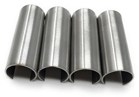 4er Set Zierhülsen 9002 Edelstahl matt geschliffen 304 niro Aufsteckhülsen Bandset Türbänder 15mm wird mit Holzhammer eingeklopt