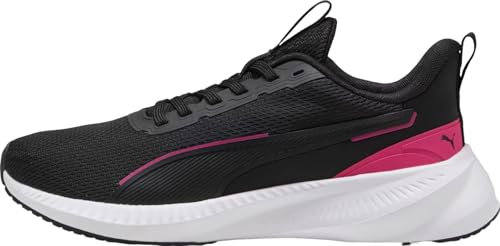 PUMA Unisex Flyer LITE 3 Straßen-Laufschuh, Black PINK, 44 EU