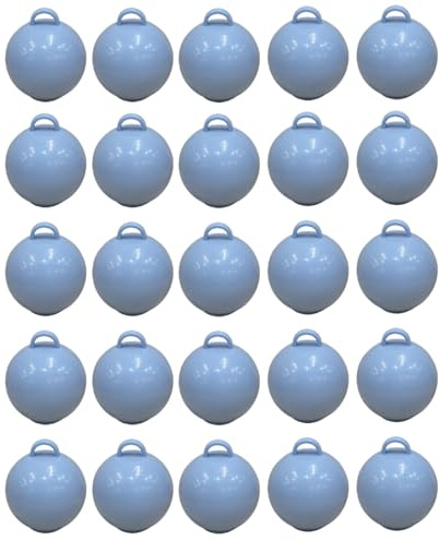 Baby Blue Round Bubble Balloon Weights - Pack of 25