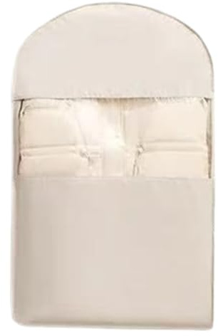 Sacs de rangement sous vide à suspendre pour manteaux | Sac de rangement avec fermeture éclair auto-compression – Protection portable pour manteaux, vestes, vêtements d'extérieur, robes et pantalons