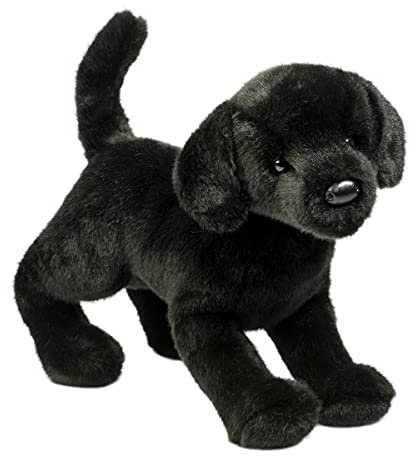 Douglas Cuddle Toys Chester The black Lab Plush Stuffed Animal