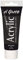 KREUL 28324 - El Greco Acrylic, 75 ml Tube in schwarz, hochpigmentierte, glänzende Acrylfarbe in Studienqualität, buttrig vermalbar, für pastose Malerei