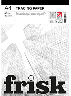 Frisk Tracing Paper Pad A4 60gsm,Transparent
