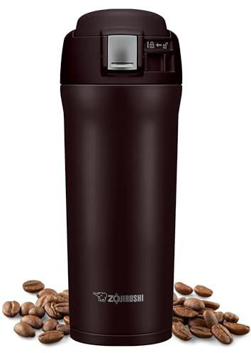 ZOJIRUSHI SM-YAF48 Bouteille Isotherme en Acier Inoxydable 480 ML 480 ML Noir