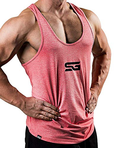 Satire Gym - Träningströja för herr/snabbtorkande funktionskläder för män, linne för män, lämplig för bodybuilding och träning