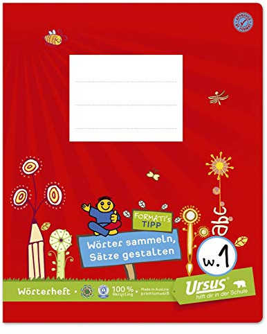 FORMATI 060551051 Palabras Cuaderno W.1, a rayas, Vocabulario Ampliar, color blanco