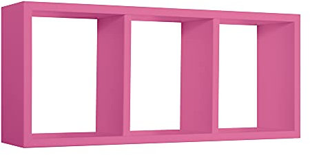 MODULARREDO Tristano Mensola, Legno, Fucsia, 15.5x70.0x30.0 cm