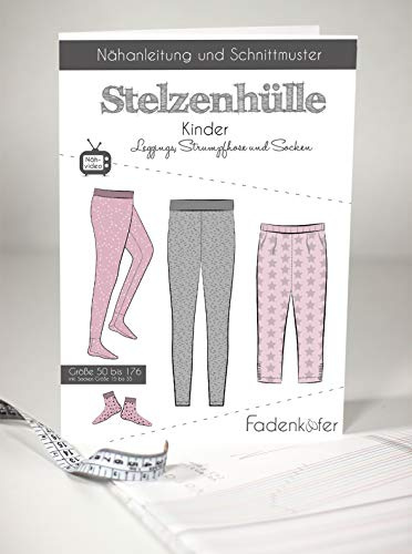 Schnittmuster und Nähanleitung - Kinder Leggings Strumpfhose Socken Stelzenhülle