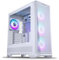 Phanteks Eclipse G400A Boîtier PC tour intermédiaire - DRGB, panneau en verre trempé, design haut débit d'air, installation sans outils, blanc mat