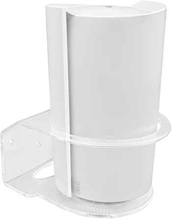 BECEMURU Soporte de Montaje en Pared Soporte de Estabilidad, acrílico Protector de Router para Deco Tri-Band WiFi 6 Sistema de Malla (Deco X90,X95,Deco X50-5G,Deco X80-5G,X73,X73-DSL) (1 Paquete)