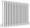 Traditional 3 Column Central Heating Radiator Horizontal Rads Cast Iron Style White 600x830mm
