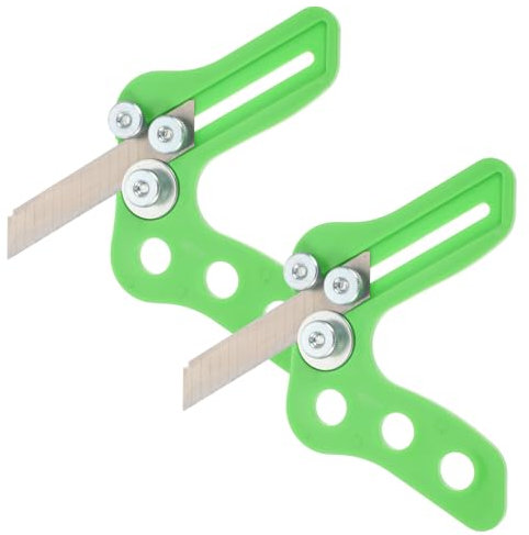 SEWOART 2pezzi Pialla Manuale in Acciaio Pialla Per Piccola Strumento Per Lisciare Bordi Per Smussare Regolabile Per Lavorazione Rifinitura