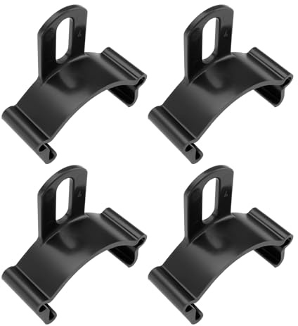 SG Store 4 Stück Fahrrad-Schiebebrücke Schutzblech-Stützclip Fahrrad Kunststoff Kotflügel Schiebebrücke Geeignet für 45mm Fahrrad Fender Kotflügel Teile Zubehör Schwarz